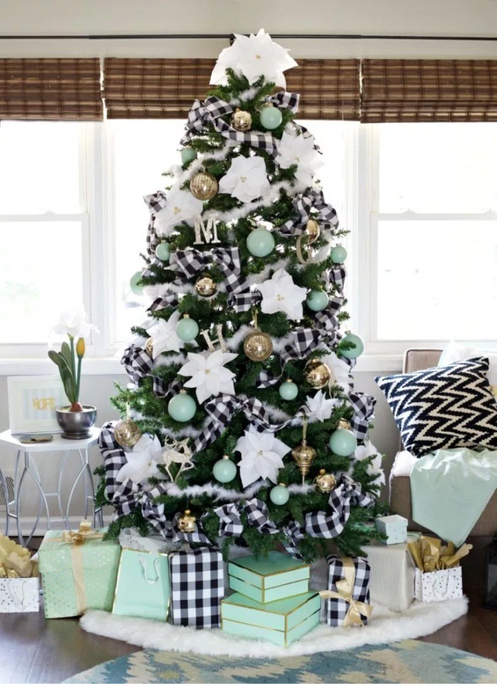 Как красиво нарядить елку на Новый Год: 49 вариантов