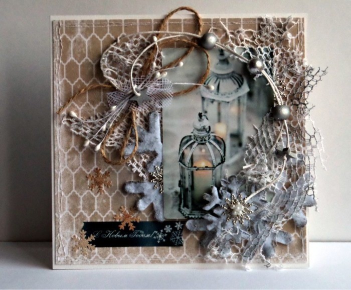 Мастер-класс: как сделать красивую и простую новогоднюю открытку своими руками?