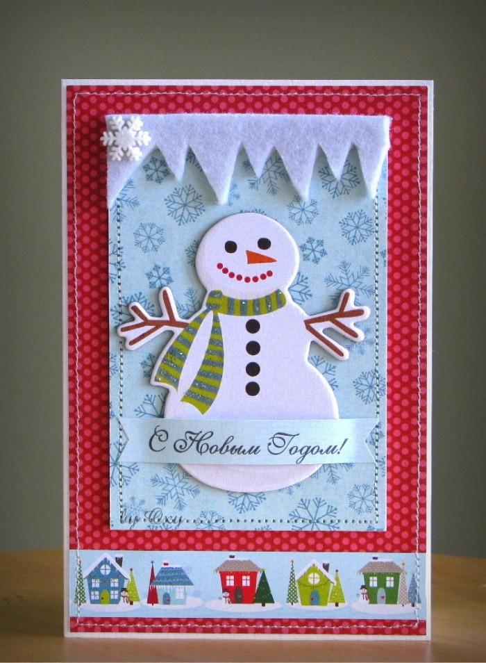 Мастер-класс: как сделать красивую и простую новогоднюю открытку своими руками?