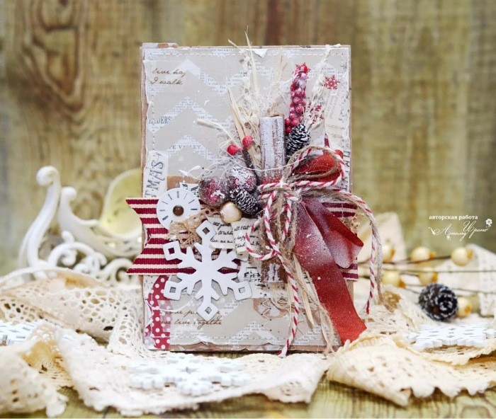 Мастер-класс: как сделать красивую и простую новогоднюю открытку своими руками?