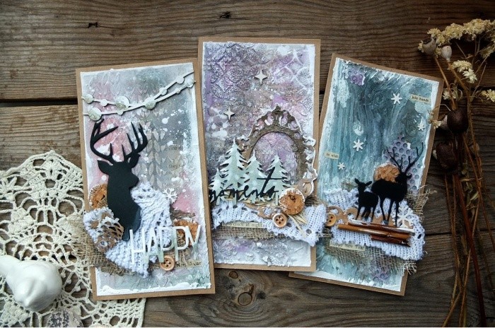 Мастер-класс: как сделать красивую и простую новогоднюю открытку своими руками?