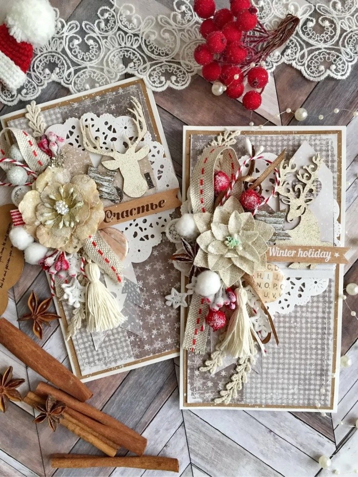 Мастер-класс: как сделать красивую и простую новогоднюю открытку своими руками?