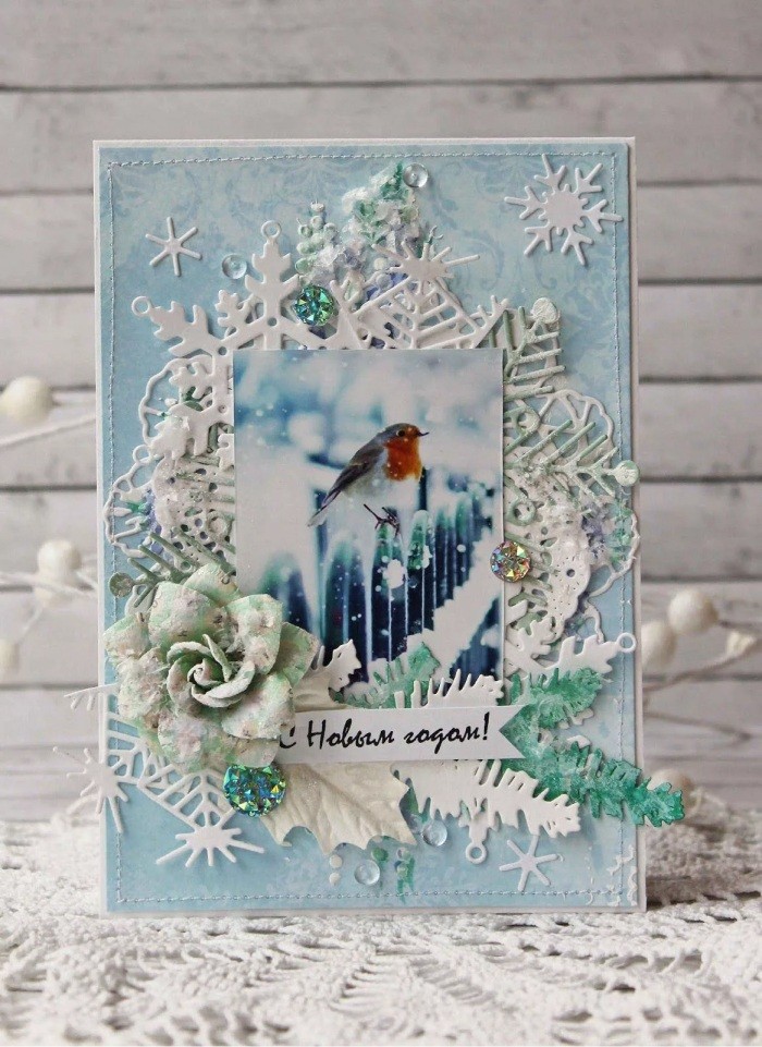 Мастер-класс: как сделать красивую и простую новогоднюю открытку своими руками?