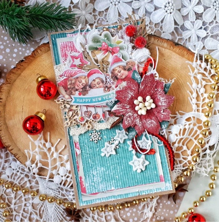 Мастер-класс: как сделать красивую и простую новогоднюю открытку своими руками?