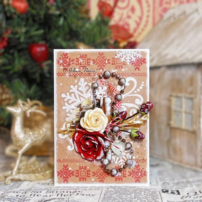 Мастер-класс: как сделать красивую и простую новогоднюю открытку своими руками?