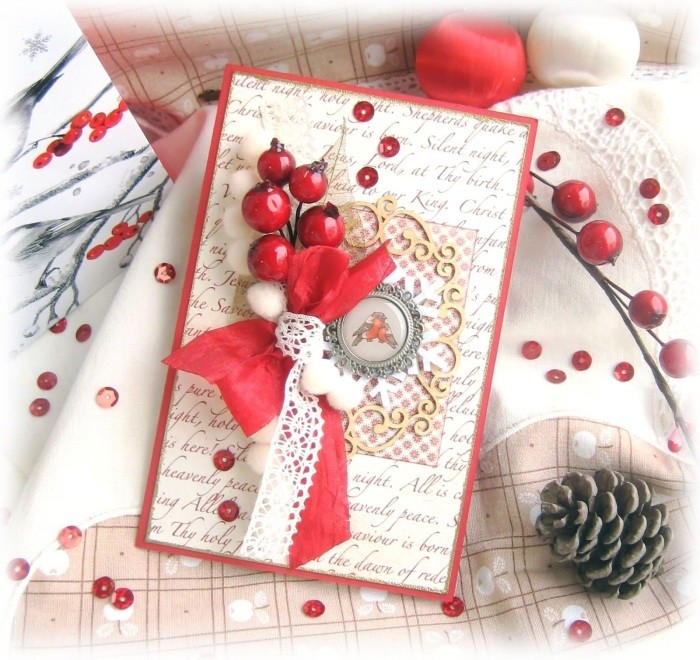 Мастер-класс: как сделать красивую и простую новогоднюю открытку своими руками?