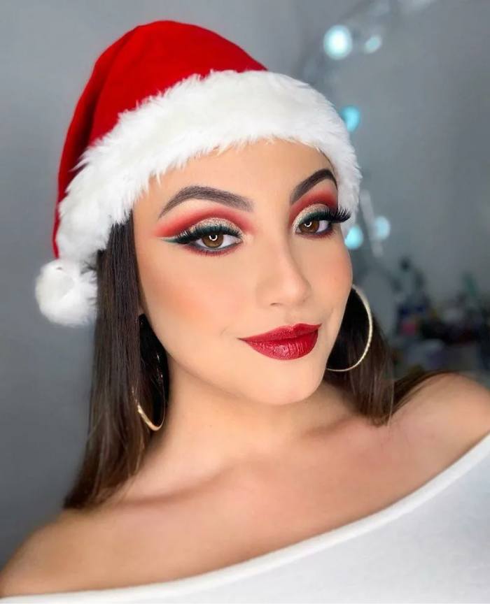 40+ восхитительных вариантов макияжа на Рождество 2021