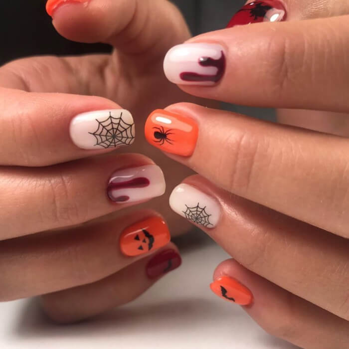 Маникюр на Хэллоуин 2020 шикарные идеи дизайна ногтей