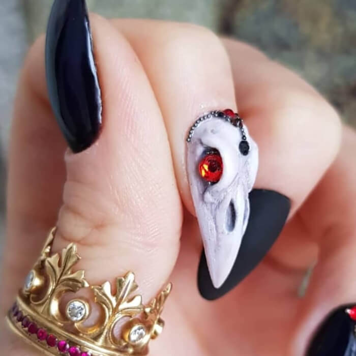 Маникюр на Хэллоуин 2020 шикарные идеи дизайна ногтей