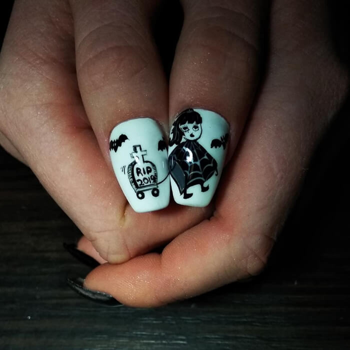 Маникюр на Хэллоуин 2020 шикарные идеи дизайна ногтей
