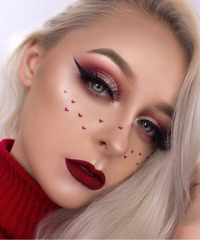 34 идеи макияжа на 14 февраля: будь неотразима в этот прекрасный день!