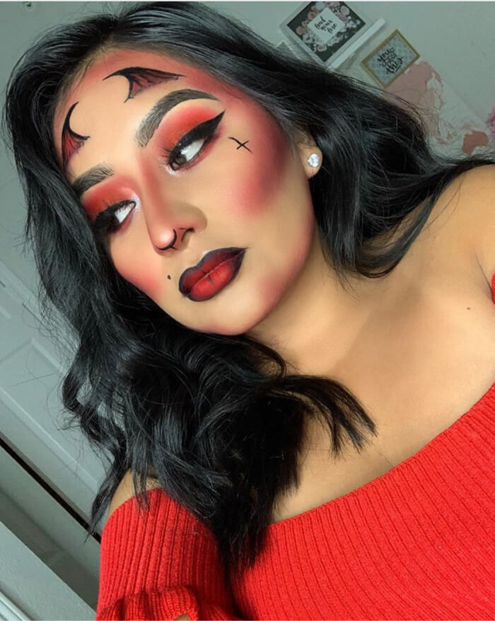 Макияж на Хэллоуин 2020 50 страшно красивых идей грима
