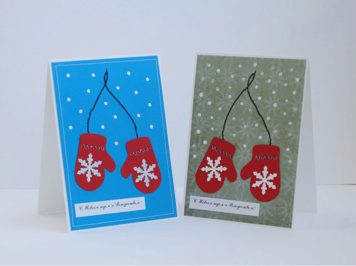 Мастер-класс: как сделать красивую и простую новогоднюю открытку своими руками?