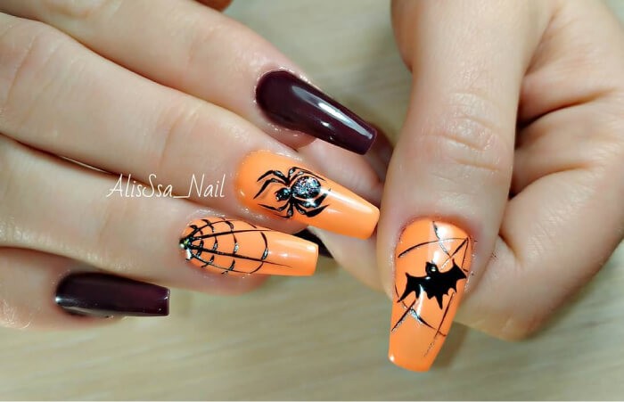 Маникюр на Хэллоуин 2020 шикарные идеи дизайна ногтей